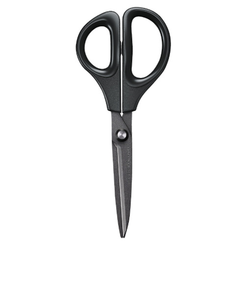 コクヨ（KOKUYO）　ハサミ　サクサ　ストレート・フッ素刃　HSM-F110D　ブラック