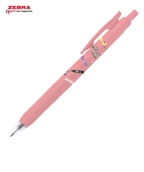 エスシー　古川紙工×ゼブラ　サラサクリップ　0.4mm　JJS15－SC－MKR　ミルクレッド