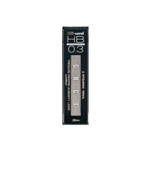 三菱鉛筆　ハイユニ　シャープ芯　0.3-300　HB