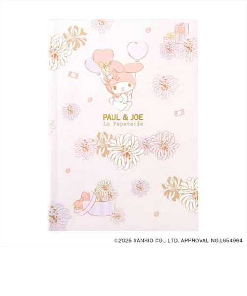 ポール＆ジョー（PAUL＆JOE）　ノート　A5　マイメロディコラボ　ピンク