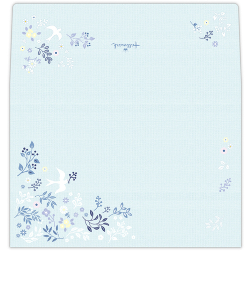 ホールマーク（Hallmark）　レターパッド用封筒　チェンジズ・オブ・ネイチャー　823580　幸福の鳥　4枚入り