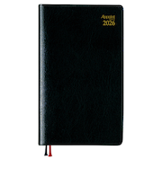 【2025年12月始まり】　ダイゴー　Appoint　ベーシックシリーズ　その他　ウィークリーレフト　E1023　ブラック　月曜始まり