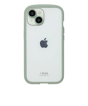 【iPhone15／14】　ナチュラルデザイン（NATURALdesign）　i.Style　ライトグリーン