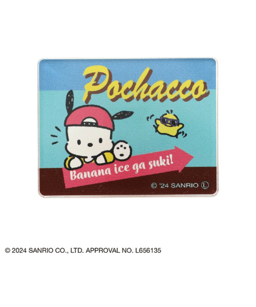 エムプラン（CUBIX）　アクリルクリップ　サンリオ　001728－55　ポチャッコ