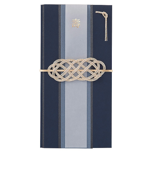 マルアイ　メンズスリム金封　ネイビー