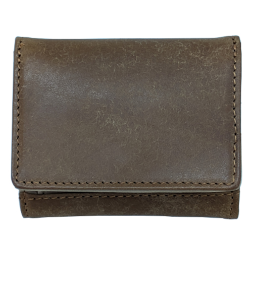 アウ（A＿W）　三つ折り財布　AP－009　キャメル