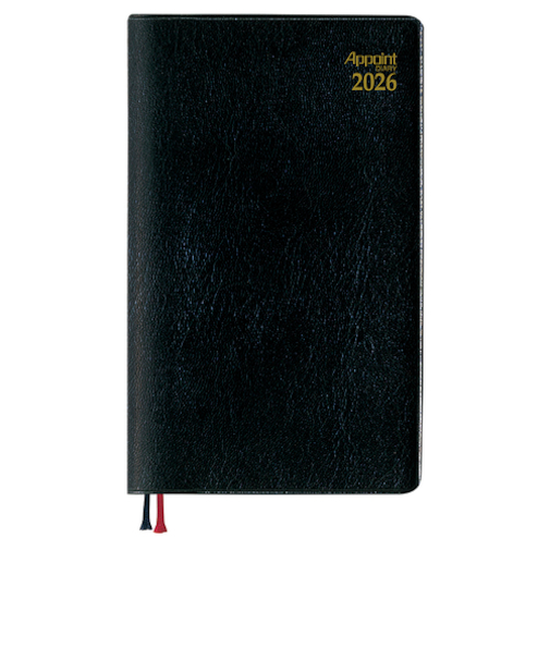 【2025年12月始まり】　ダイゴー　Appoint　ベーシックシリーズ　その他　ウィークリーホリゾンタル　E1019　ブラック　月曜始まり