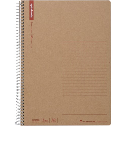 マルマン（maruman）　スパイラルノート方眼80枚A5　N247ES