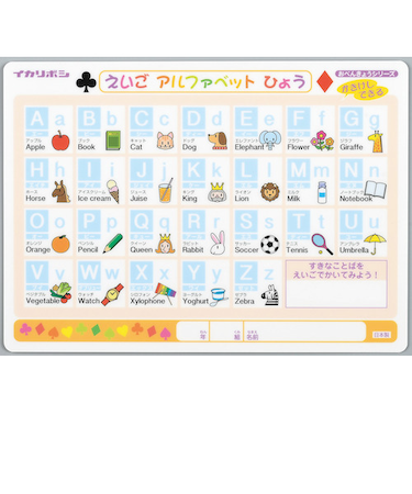 西敬　かきけし下敷（えいご）　B5サイズ　MO－3N