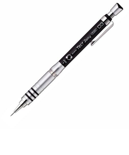 ゼブラ（ZEBRA）　テクトツゥーウェイ　0.3mm　シャープペン　黒