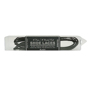 コロンブス（COLUMBUS）　シューレース　平　ブラック　71cm