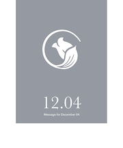 草紙堂 花結びメッセージカード 12月4日