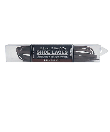 コロンブス（COLUMBUS）　シューレース　平　ダークブラウン　71cm