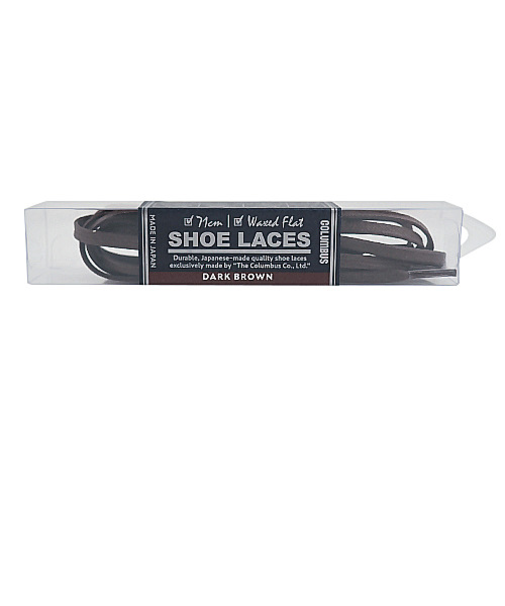 コロンブス（COLUMBUS）　シューレース　平　ダークブラウン　71cm