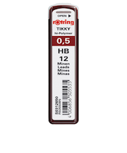ロットリング（rOtring）　メカニカルペンシル用替芯　S0312630　0.5mm　HB