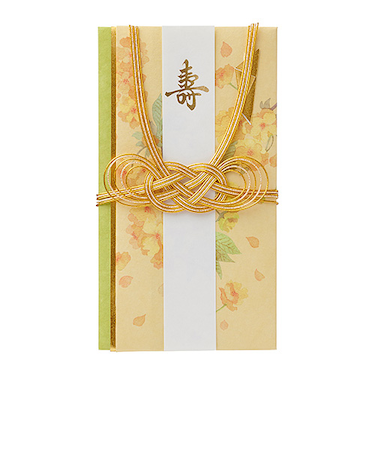 マルアイ　和の花金封　黄　キ28Y