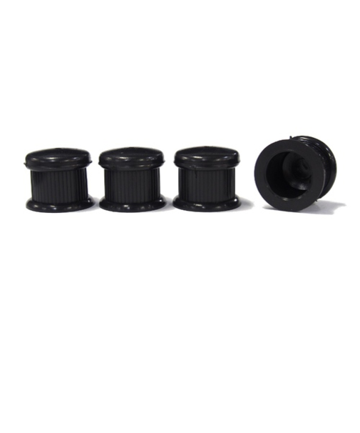 エラストマー脚キャップ　黒丸　18mm