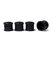 エラストマー脚キャップ　黒丸　24mm
