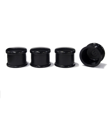 エラストマー脚キャップ　黒丸　31mm