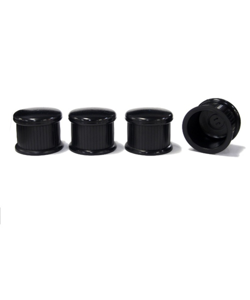エラストマー脚キャップ　黒丸　31mm