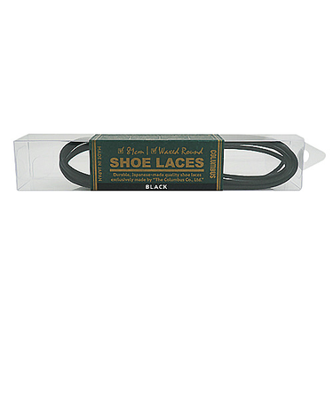 コロンブス（COLUMBUS）　シューレース　丸　ブラック　81cm