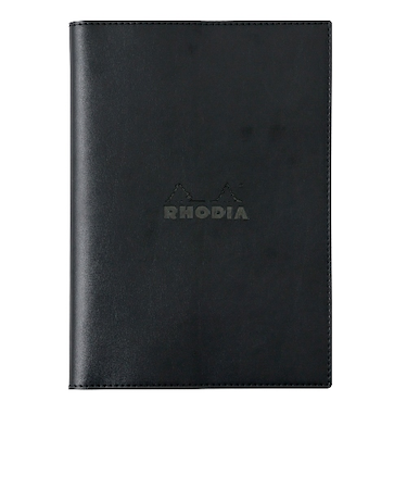 ロディア（RHODIA）　ホチキス留めノートA5　カバー　PU　cfa5pucvbk　ブラック