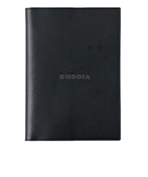 ロディア（RHODIA）　ホチキス留めノートA5　カバー　PU　cfa5pucvbk　ブラック