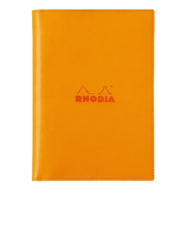 ロディア（RHODIA）　ホチキス留めノートA5　カバー　PU　cfa5pucvor　オレンジ