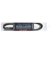 コロンブス（COLUMBUS）　シューレース　平紐　61cm　ダークブラウン