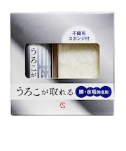 うろこが取れる　鱗　水垢除去剤　200ｇ　スポンジセット