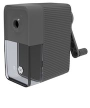 ナカバヤシ　太い鉛筆も削れる手動鉛筆削り　DPS-H501BK　ブラック