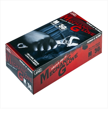 エステー　メカニックグローブ　M　No.1100R　50枚入り