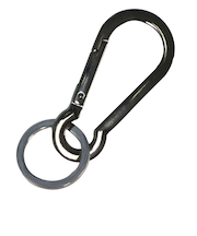 スイング（SWING）　スクエアフレームカラビナキー　ブラック