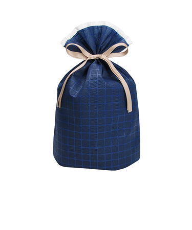 インディゴ　PG064　ワッフルバッグ　LL　ネイビーブルー