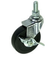 ハンマー　ねじ式自在キャスター　ゴム車　ストッパー付　415EA－R　75mm