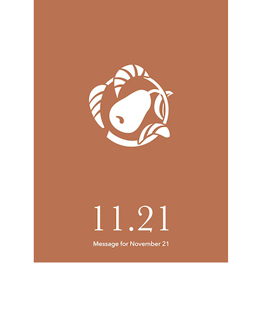 草紙堂　花結びメッセージカード　11月21日