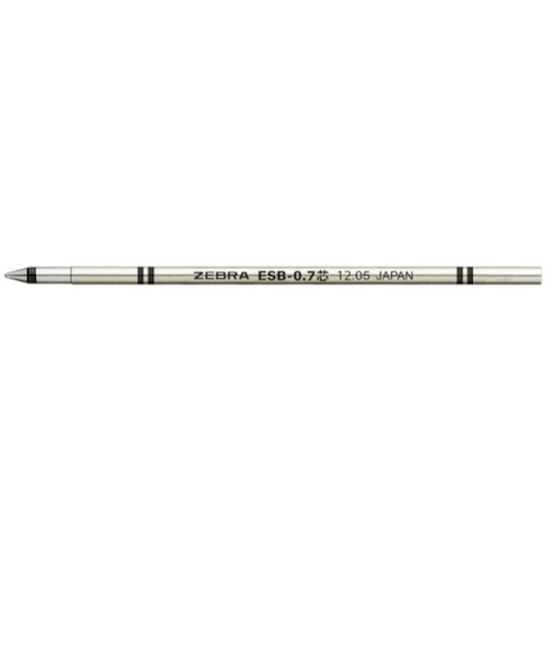 ゼブラ（ZEBRA）　エマルジョンボールペン替芯　ESB-0.7芯　RESB7-BK　黒