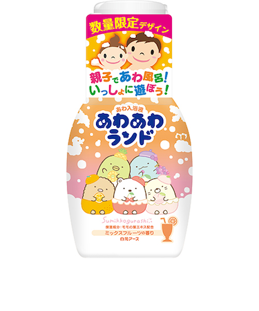 白元アース　あわあわランド　すみっコぐらし　ミックスフルーツの香り　300mL