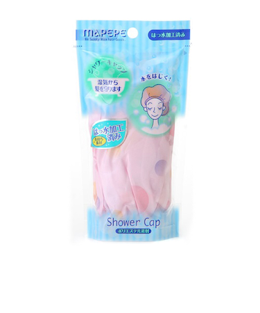 マペペ（mapepe）　シャワーキャップ　シャボンピンク