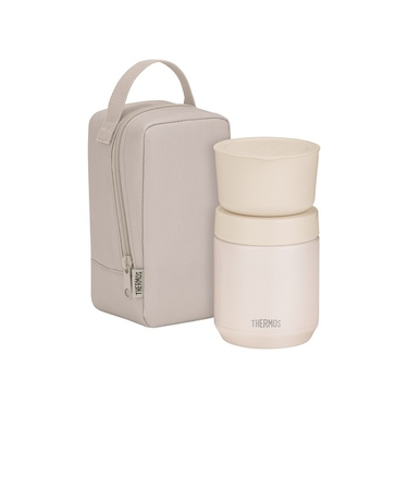 サーモス（THERMOS）　真空断熱スープランチセット　JEE－550　GG　グレージュ