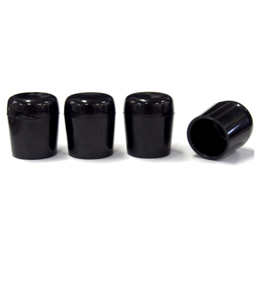 エラストマー脚キャップ　パイプ用　黒　21mm