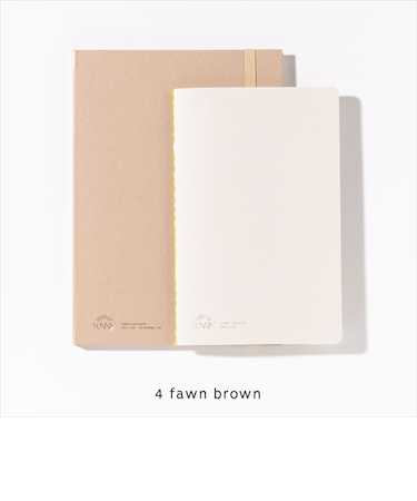 いろは出版　SUNNY　LOG　NOTE　fawn　brown