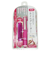 松本金型　みるみる削れるネイルグレーター　ピンク