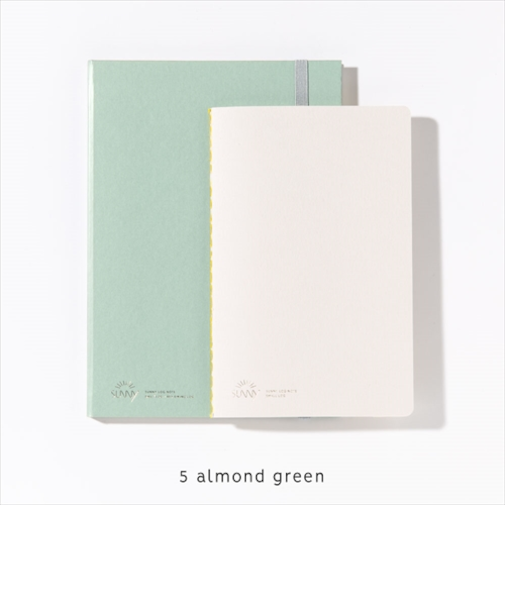 いろは出版　SUNNY　LOG　NOTE　almond　green