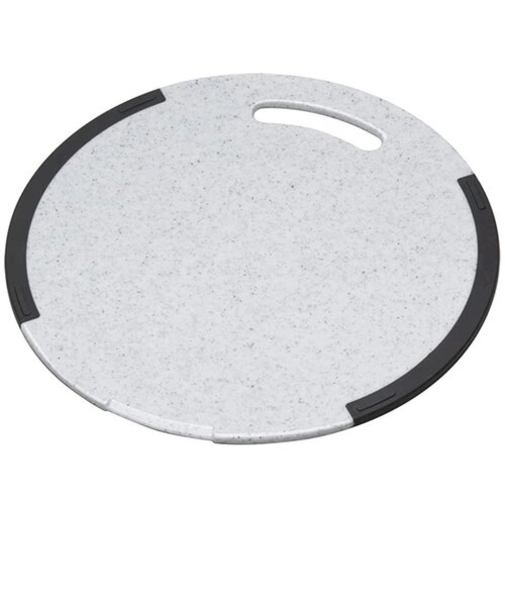 新輝合成　おこしやすいラバー付　耐熱抗菌まな板　丸35型