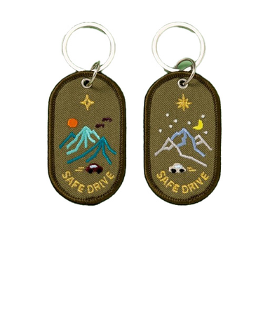 いろは出版　いろは出版　2／8b（ツーインエイトビリオン）　ペアキーリング　SAFE　DRIVE