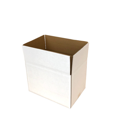 セノハウス用材　白ダンボール箱　小　400×270×270