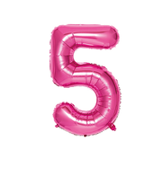 いろは出版　ナンバーバルーン　[5]　SFNP-05　ピンク