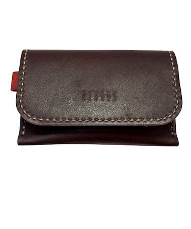 レザークラフトキット　カードホルダー　チョコ