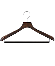 WARDROBE　男性用ジャケットハンガー　ダークブラウン